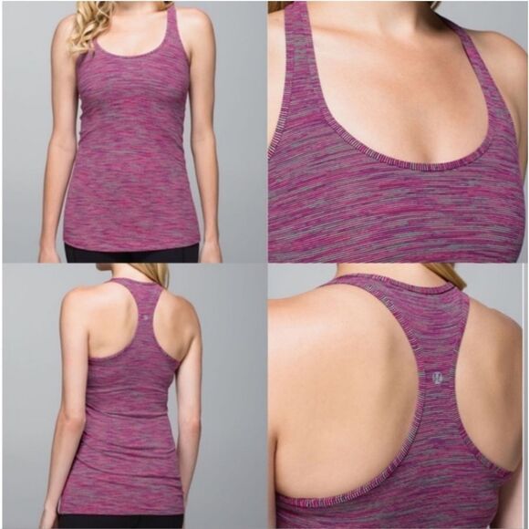 Lululemon Cool Women's Pink Racerback Tank Top. Athletic. Athleisure. - Picture 1 of 10